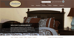 Desktop Screenshot of meadowrunapartments.com
